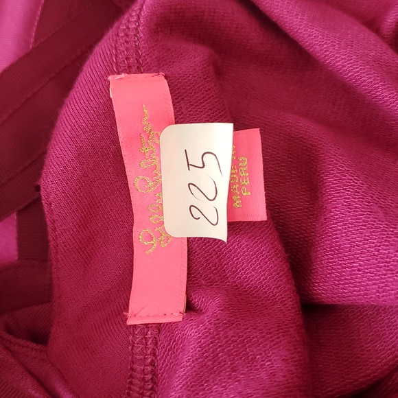 NWOT Lilly Pulitzer Luxletic Areli Bordeaux Berry Criss Cross L/S V-Neck Top - Picture 8 of 12